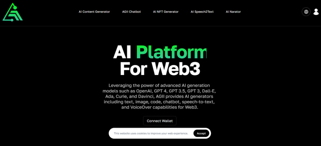 Đánh giá AGII: Nền tảng AI, Sản phẩm & Công cụ dành cho Web3